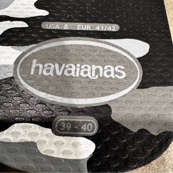 Havaianas Men’s Camo Flip Flops Sandals Size 8 - Picture 2 of 7
